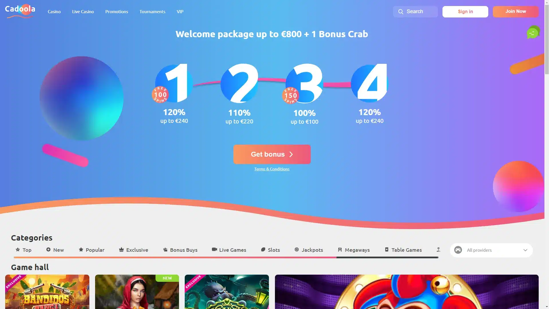 Cadoola Casino Review