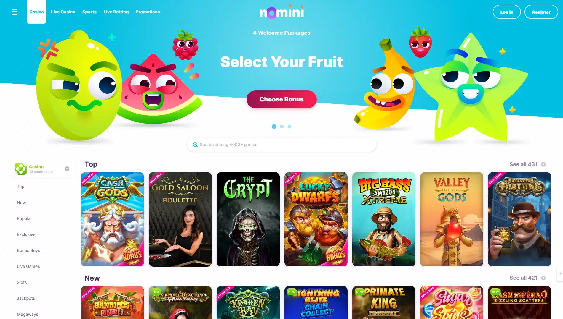 Nomini Casino Review