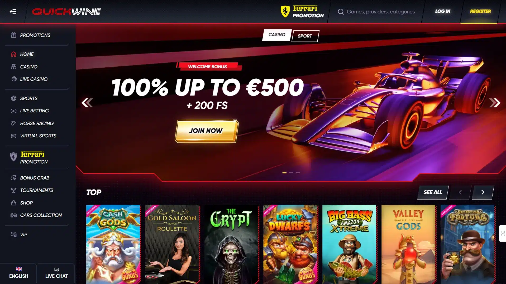 Quickwin Casino Review