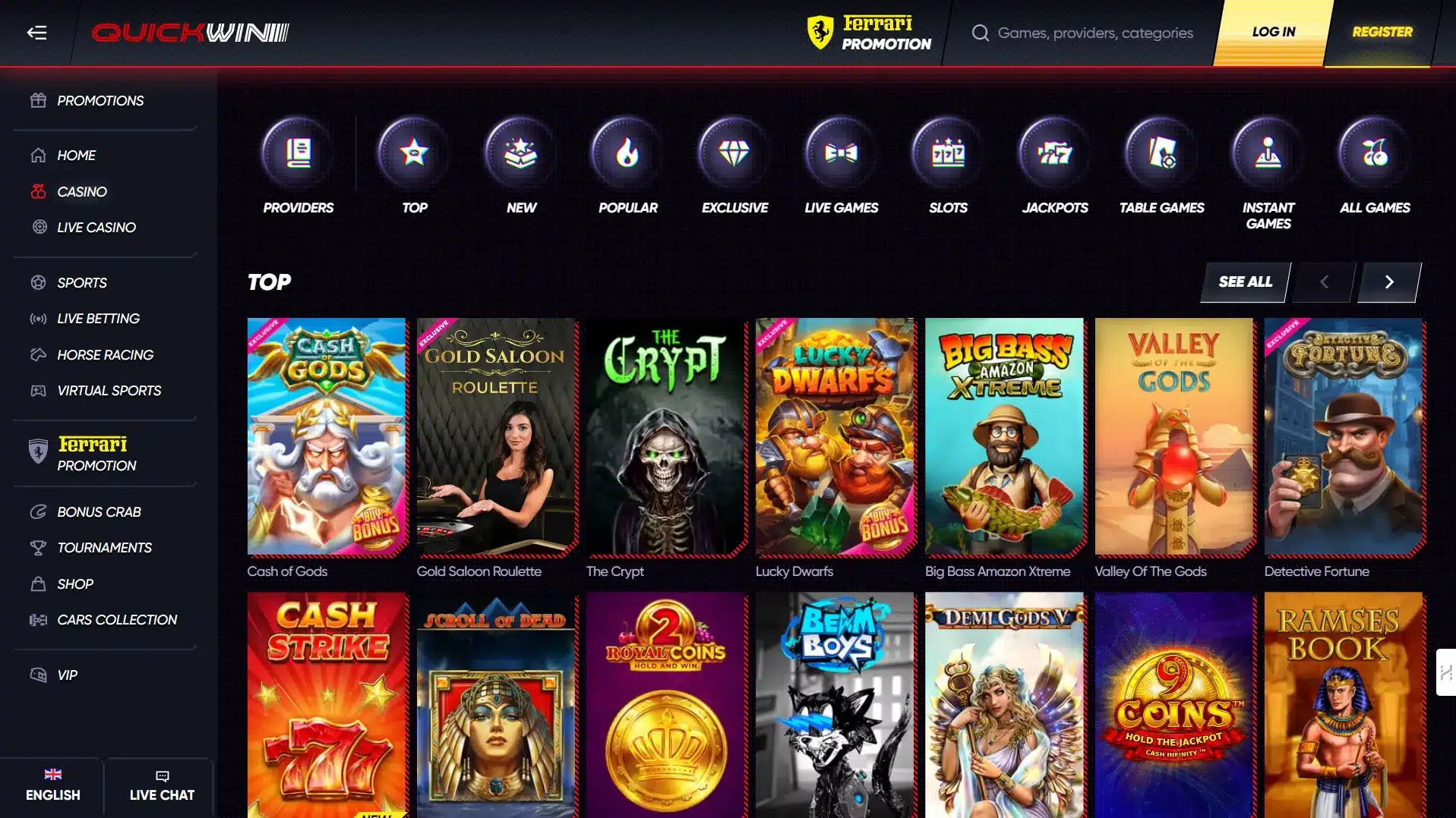 Quickwin Casino Review