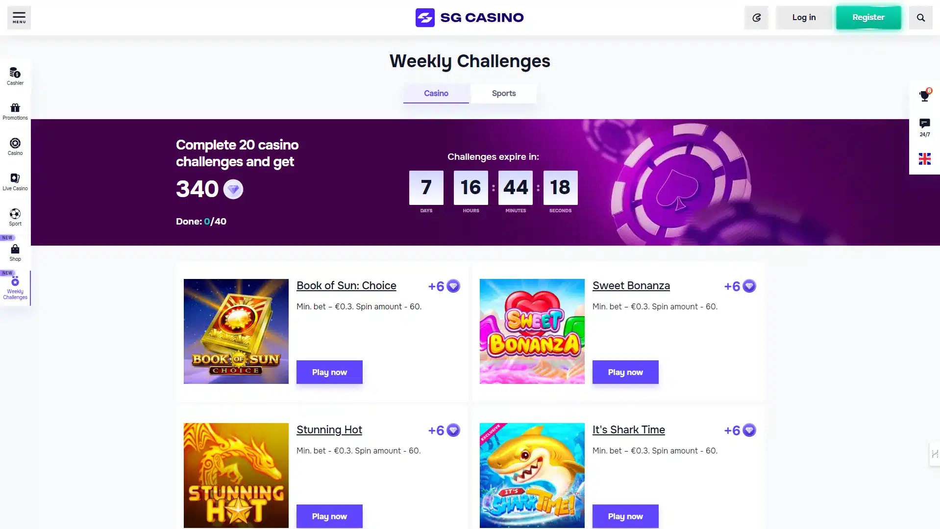 SG Casino Review