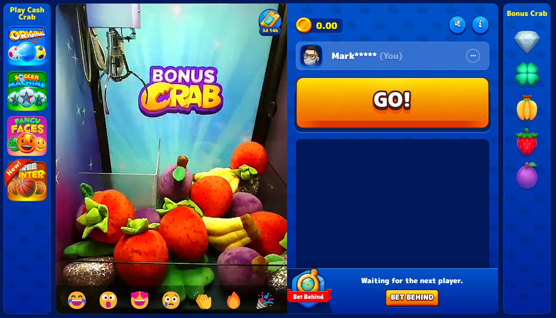 Talismania Bonus Crab Casino Feature