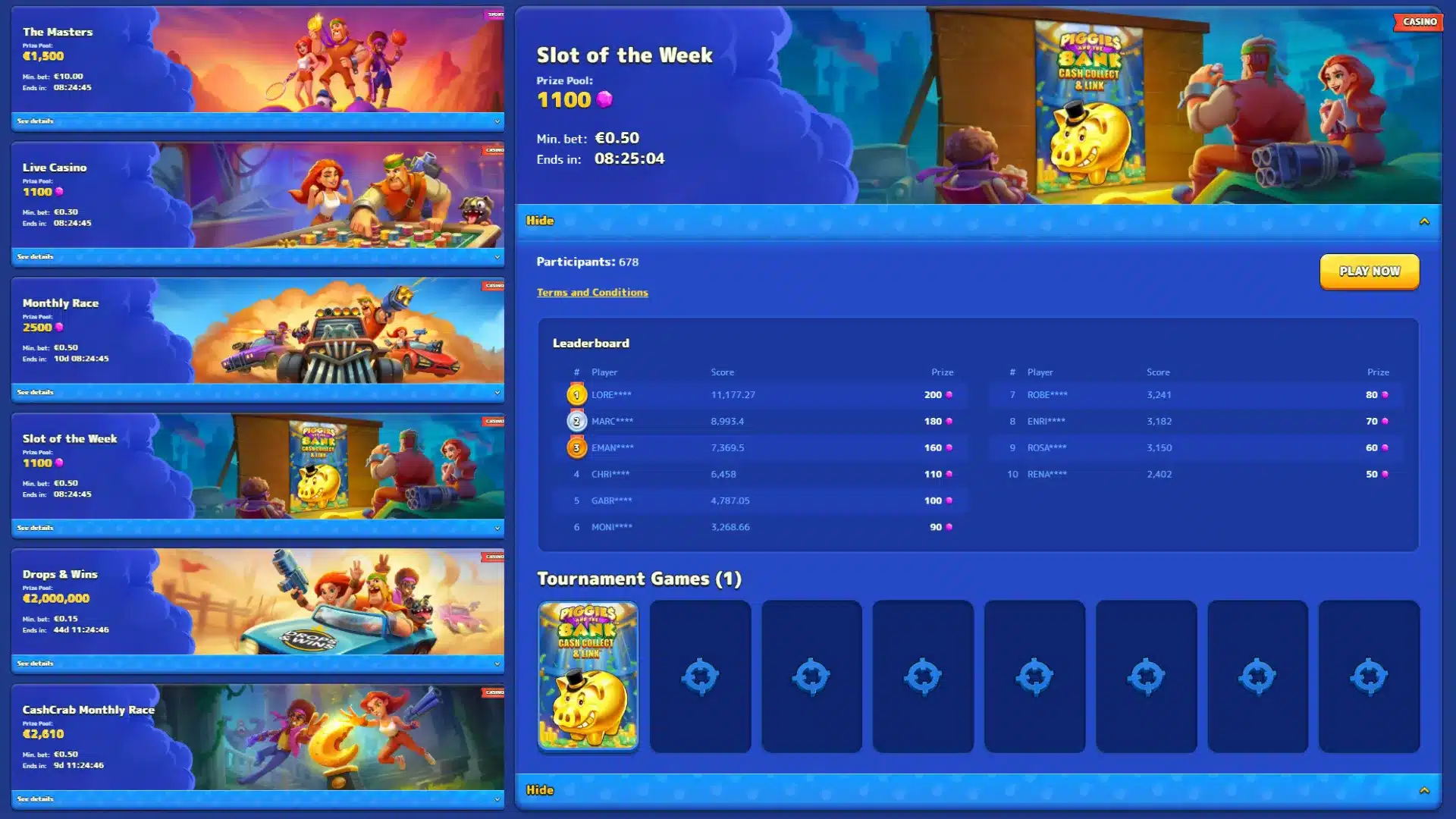 Slot Tournament Casinos 
